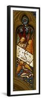 Window N2 Depicting the Angelic Choir with Musical Score-null-Framed Premium Giclee Print