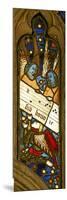 Window N2 Depicting the Angelic Choir with Musical Score-null-Mounted Giclee Print