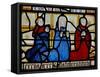 Window N3 Depicting Donors-null-Framed Stretched Canvas