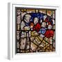 Window N4 Depicting the Works of Mercy; Visiting Prisoners-null-Framed Giclee Print