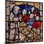 Window N4 Depicting the Works of Mercy; Visiting Prisoners-null-Mounted Giclee Print