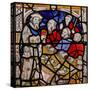 Window N4 Depicting the Works of Mercy; Visiting Prisoners-null-Stretched Canvas