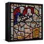 Window N4 Depicting the Works of Mercy: Visiting the Sick-null-Framed Stretched Canvas