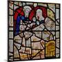 Window N4 Depicting the Works of Mercy: Visiting the Sick-null-Mounted Giclee Print