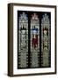 Window N5 Depicting the Doubting St Thomas: with the Resurrected Christ, and St Thomas Becket?-null-Framed Giclee Print