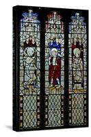 Window N5 Depicting the Doubting St Thomas: with the Resurrected Christ, and St Thomas Becket?-null-Stretched Canvas