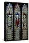 Window N5 Depicting the Doubting St Thomas: with the Resurrected Christ, and St Thomas Becket?-null-Stretched Canvas