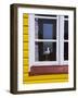 Window of Beach Hut, Aeroskobing, Island of Aero, Denmark, Scandinavia, Europe-Robert Harding-Framed Photographic Print