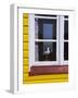 Window of Beach Hut, Aeroskobing, Island of Aero, Denmark, Scandinavia, Europe-Robert Harding-Framed Photographic Print