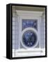 Window on a Building-null-Framed Stretched Canvas