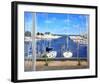 Window on Deon Harbor-Carol Saxe-Framed Art Print