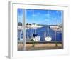 Window on Deon Harbor-Carol Saxe-Framed Art Print