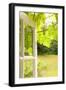 Window, Open, Garden-Nora Frei-Framed Photographic Print