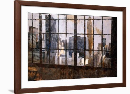 Window Over Empire State-Marti Bofarull-Framed Giclee Print