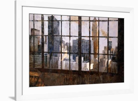 Window Over Empire State-Marti Bofarull-Framed Giclee Print