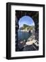 Window Overlooking Byrons Grotto from the Church of St. Peter in Porto Venere-Mark Sunderland-Framed Photographic Print