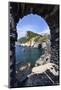 Window Overlooking Byrons Grotto from the Church of St. Peter in Porto Venere-Mark Sunderland-Mounted Photographic Print