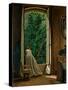 Window Overlooking the Apple Orchard-D'Ancona Vito-Stretched Canvas