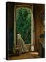 Window Overlooking the Apple Orchard-D'Ancona Vito-Stretched Canvas