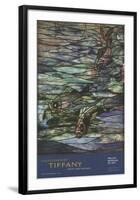 Window Panel with Swimming Fish-Louis Comfort Tiffany-Framed Art Print