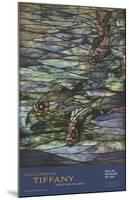 Window Panel with Swimming Fish-Louis Comfort Tiffany-Mounted Art Print