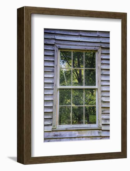 Window reflection, Mingus Mill in Great Smoky Mountains, Cherokee, North Carolina-Anna Miller-Framed Photographic Print