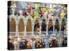 Window Reflections of Glass Store with Doge's Palace in background.-Terry Eggers-Stretched Canvas