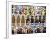 Window Reflections of Glass Store with Doge's Palace in background.-Terry Eggers-Framed Photographic Print