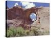 Window Rock, Eroded Forms Near Navaho (Navajo) Tribal Centre, Arizona, USA-Walter Rawlings-Stretched Canvas