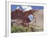 Window Rock, Eroded Forms Near Navaho (Navajo) Tribal Centre, Arizona, USA-Walter Rawlings-Framed Photographic Print