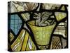 Window S3 Depicting a Devil in a Chalice - Probably from a Panel of St John-null-Stretched Canvas