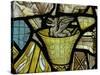 Window S3 Depicting a Devil in a Chalice - Probably from a Panel of St John-null-Stretched Canvas