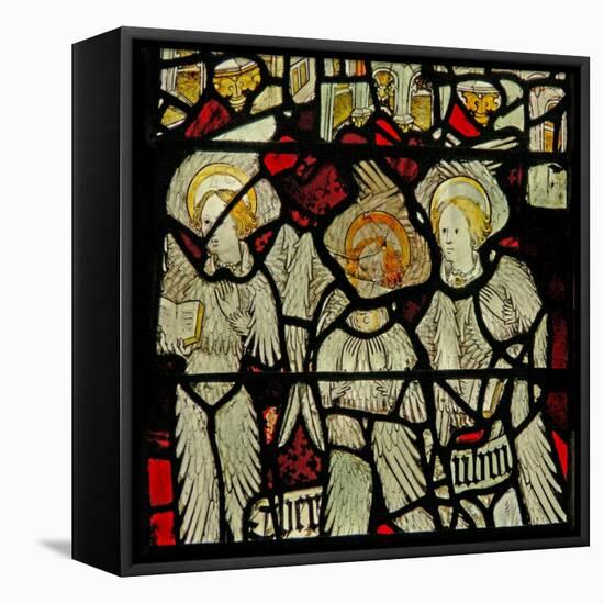 Window S3 Depicting the Angelic Hierarchy: Cherubim-null-Framed Stretched Canvas