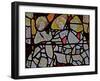 Window S3 Depicting the Angelic Hierarchy: Powers-null-Framed Giclee Print