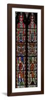 Window S4 Depicting Knights and Canopies-null-Framed Giclee Print