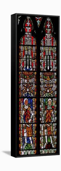 Window S4 Depicting Knights and Canopies-null-Framed Stretched Canvas