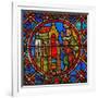 Window S4 Depicting St Agatha's Tomb with Pilgrims from Far and Wide-null-Framed Giclee Print