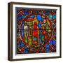 Window S4 Depicting St Agatha's Tomb with Pilgrims from Far and Wide-null-Framed Giclee Print