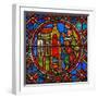 Window S4 Depicting St Agatha's Tomb with Pilgrims from Far and Wide-null-Framed Giclee Print