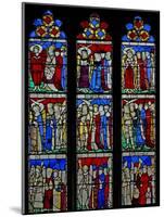 Window S5 Depicting the Angelic Hierarchy-null-Mounted Giclee Print