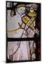 Window S6 Depicting a Musician with Rebec-null-Mounted Giclee Print
