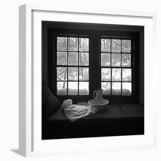 Window Seat Blizzard-Tom Artin-Framed Art Print