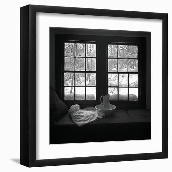 Window Seat Blizzard-Tom Artin-Framed Art Print