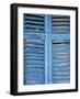 Window Shutters in Ibiza Town, Ibiza, Balearic Islands, Spain-Neil Farrin-Framed Photographic Print