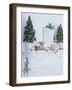 Window Sill Decorated for Christmas-Miki Duisterhof-Framed Photographic Print