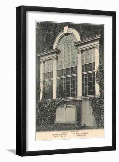 Window, St. Peter's Church, Philadelphia, Pennsylvania-null-Framed Art Print