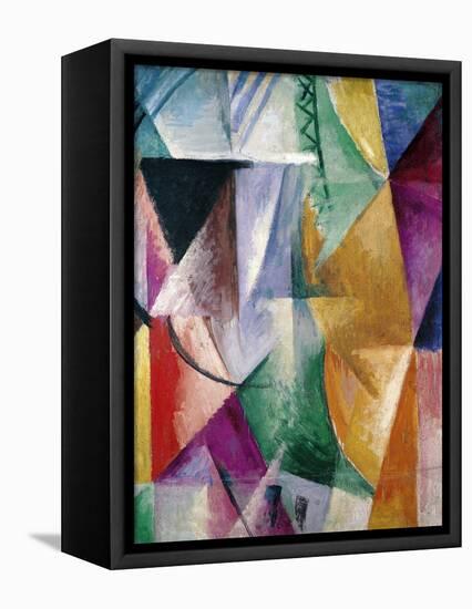 Window, Study for Three Windows, 1912-Robert Delaunay-Framed Stretched Canvas