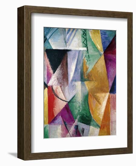 Window, Study for Three Windows, 1912-Robert Delaunay-Framed Giclee Print