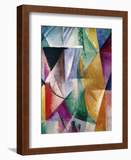 Window, Study for Three Windows, 1912-Robert Delaunay-Framed Giclee Print