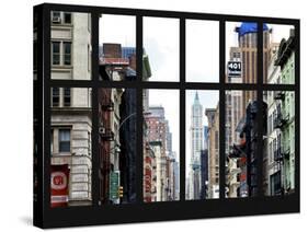 Window View - 401 Broadway - Manhattan - New York City-Philippe Hugonnard-Stretched Canvas